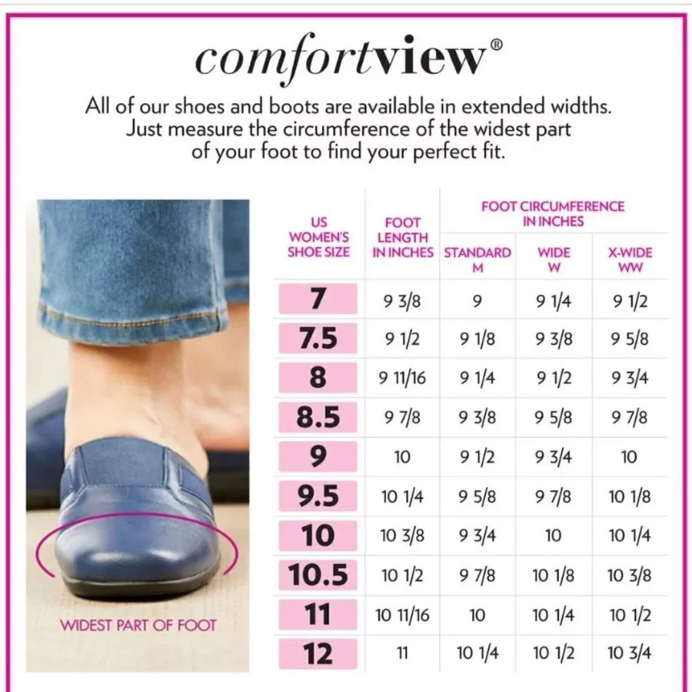 Comfortview The Stitch Clog Slipper  L WIDE 8W 9W 8-9 WIDE - Picture 2 of 8